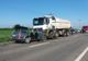 Accident rutier cu victimă încarcerată. A intrat cu mașina într-o autobasculantă (FOTO)