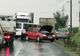 Un tânăr în spital după ce un șofer nu a păstrat distanța (FOTO)