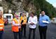 Cu mâna în ghips, ministrul Răzvan Cuc, într-o nouă vizită de lucru în Neamț