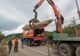 Prefectul de Neamț a distribuit materiale de construcții sinistraților din Văleni (FOTO)