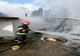 Incendiu la o anexă gospodărească, stins de pompieri (FOTO)