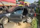 Bărbat de 81 de ani, rămas încarcerat după impactul dintre un autoturism si un autotren