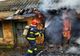 Adăpost de animale incendiat intenționat  