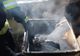 Bucăria unei case din Secuieni făcută scrum de un incendiu
