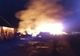 Incendiu la o hală gater în Farcașa