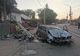 ”De la bal, la spital”- Un șofer beat s-a oprit cu mașina în stâlp