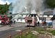 Intervenție de aproape 5 ore pentru stingerea incendiului de la fostul motel Bicaz