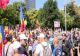 MOMENTE TENSIONATE, LA PROTESTUL DIN FAȚA GUVERNULUI BOLOJAN. AGRICULTORII ȘI TRANSPORTATORII DISPERAȚI, ÎMBRÂNCELI CU JANDARMII - VIDEO